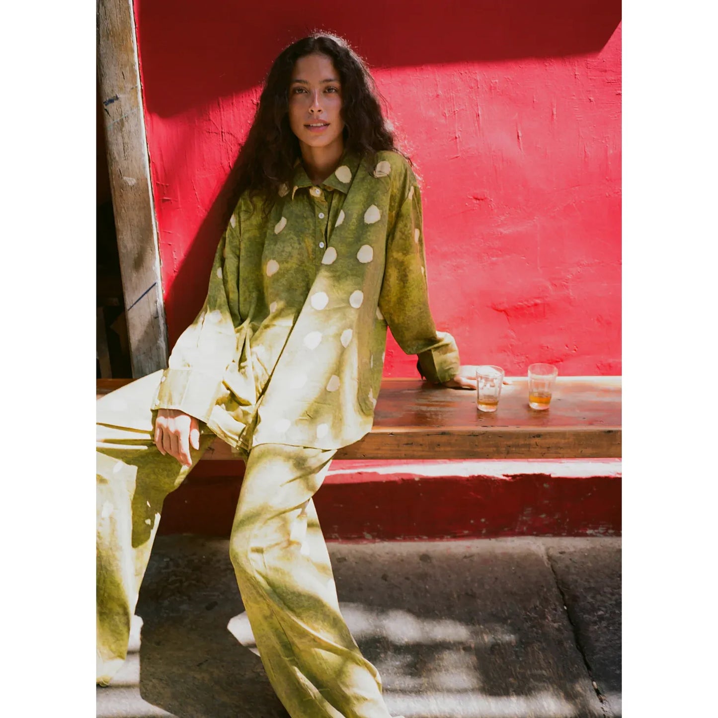 La Olivia spot Amico pant