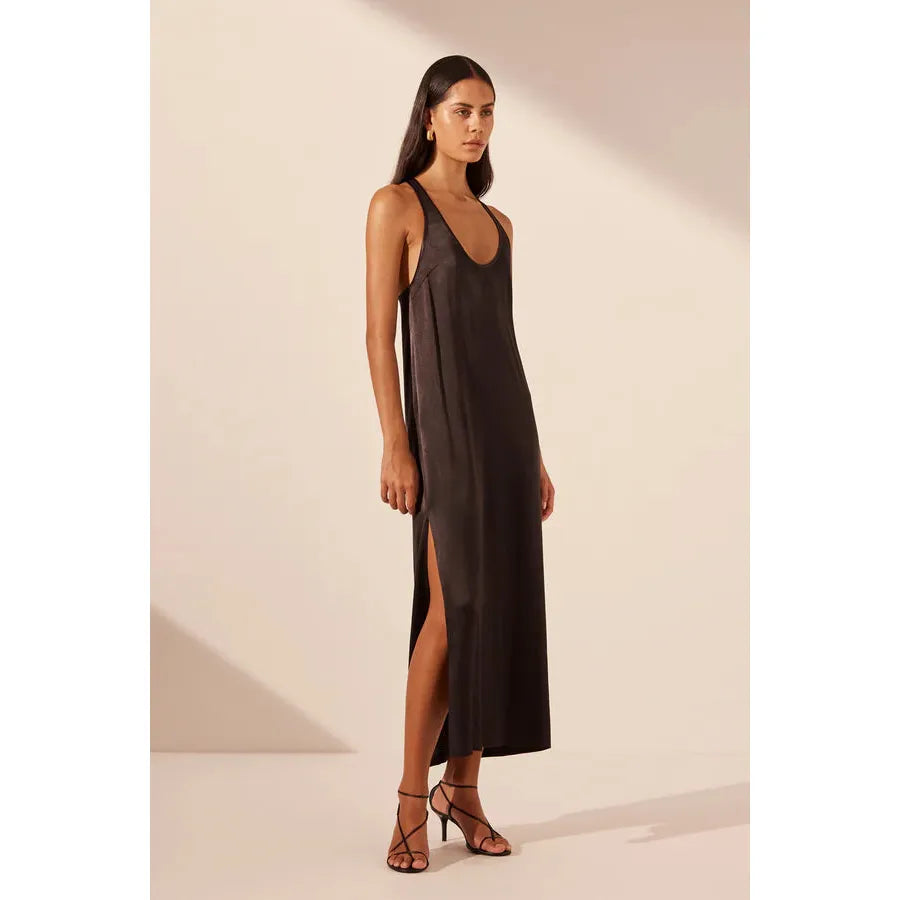Nora Twist Back Midi Dress