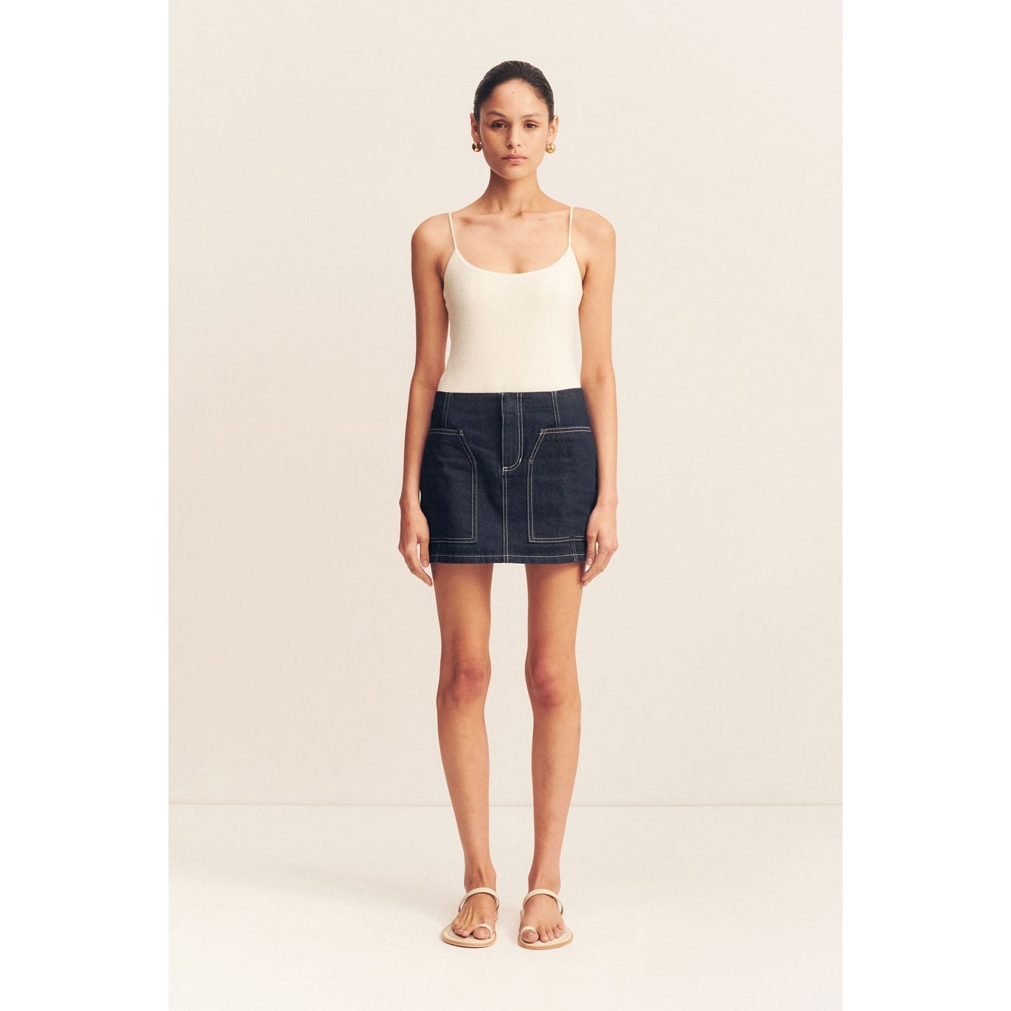 Jaques Patch Pocket Mini Skirt