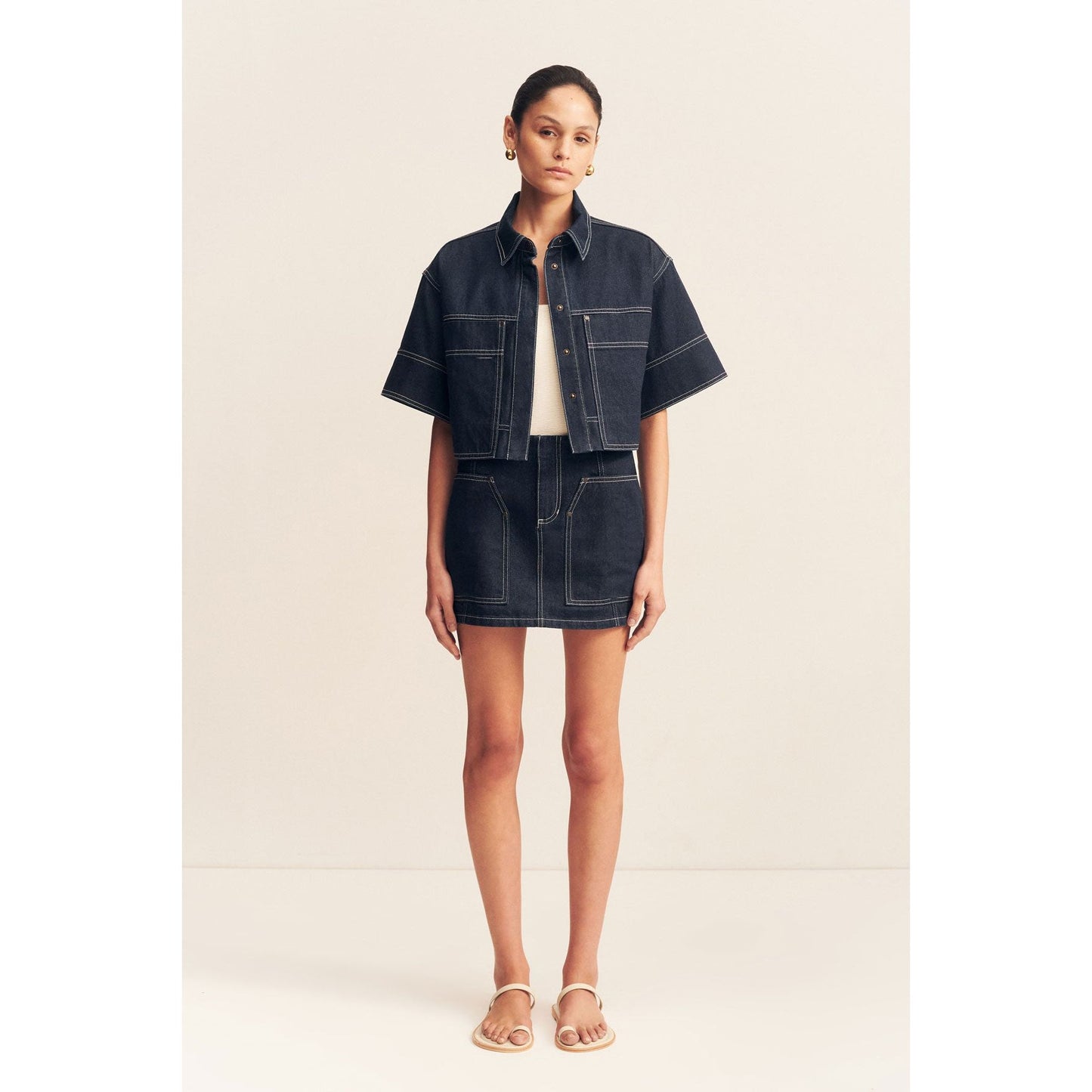 Jaques Patch Pocket Mini Skirt