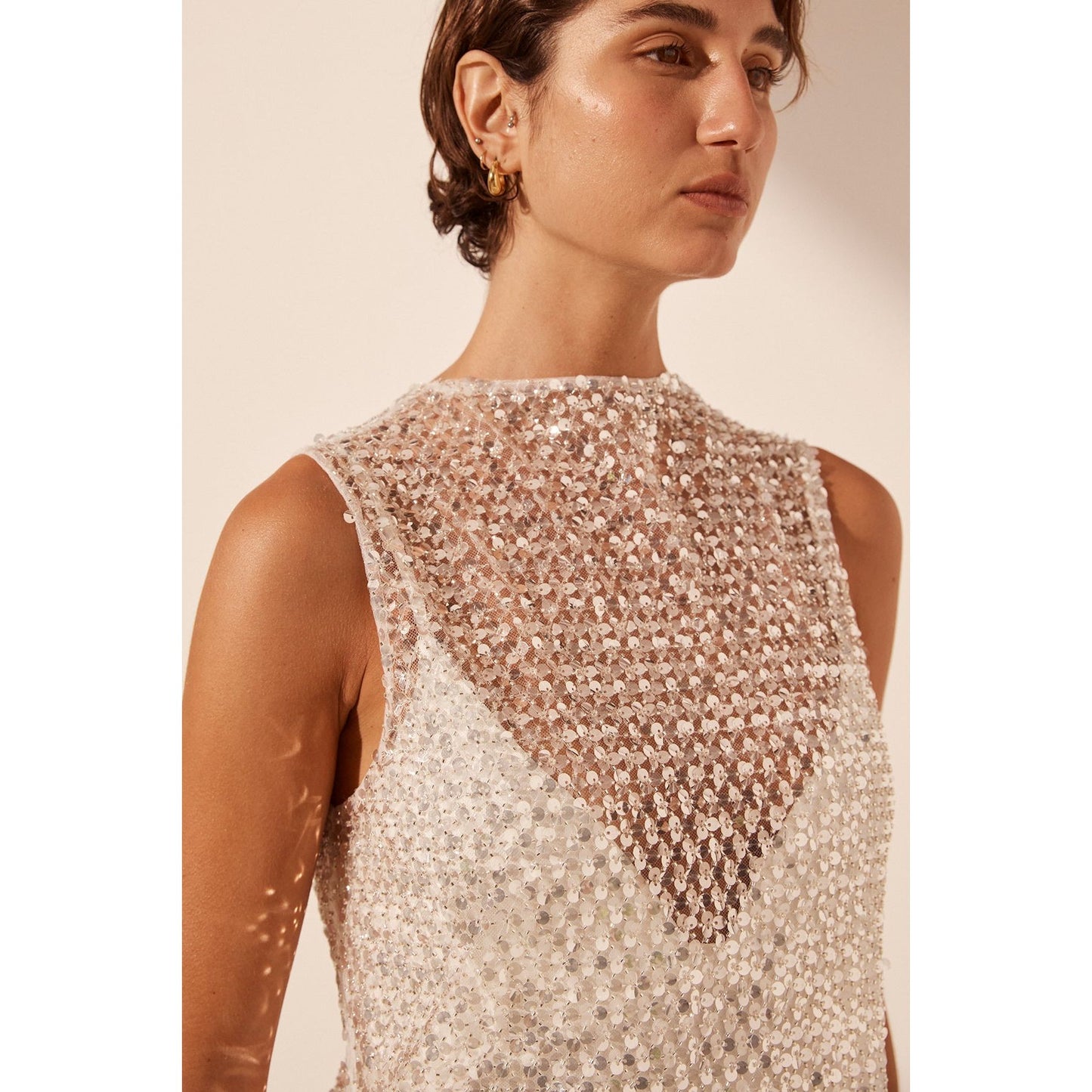 Asteri High Neck Sleeveless Maxi