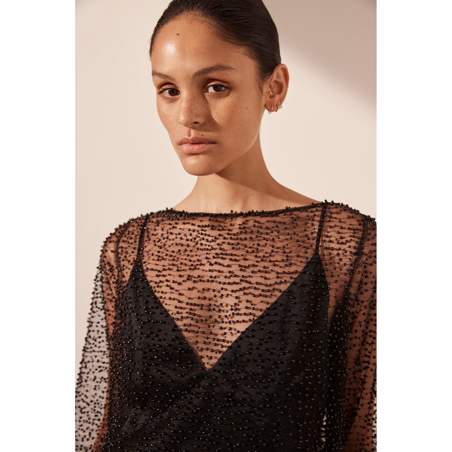 Mona Long Sleeve Mini Dress