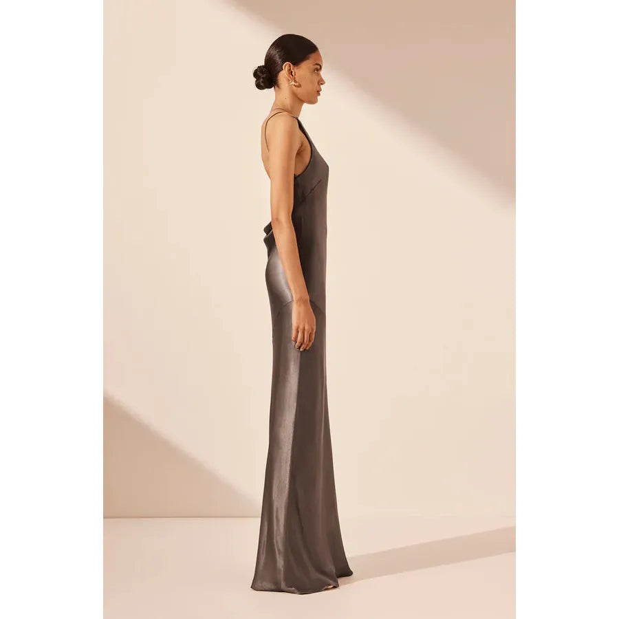 La Lune Cowl Back Maxi Dress