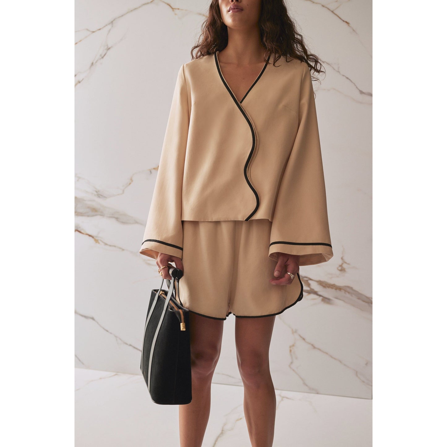The Cressida Shirt - Fawn