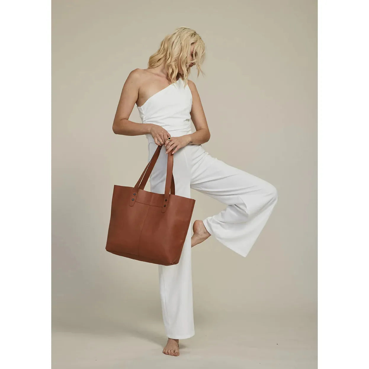 Emma Tote Bag - Almond