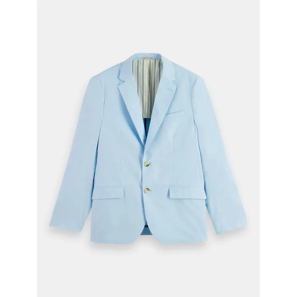 Unconstructed Dressed Poplin Blazer