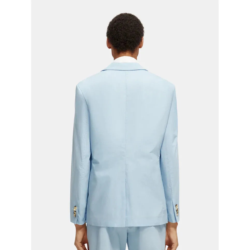 Unconstructed Dressed Poplin Blazer