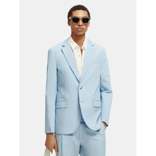Unconstructed Dressed Poplin Blazer