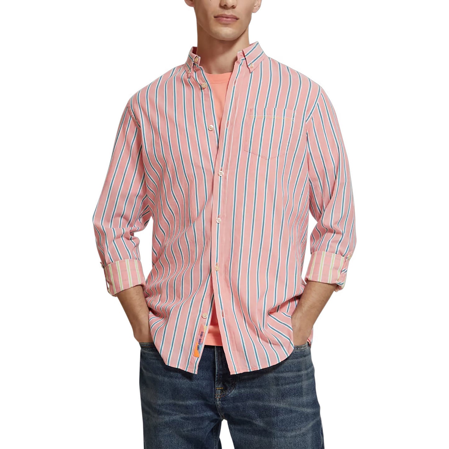 Dobby Striped Button Down shirt