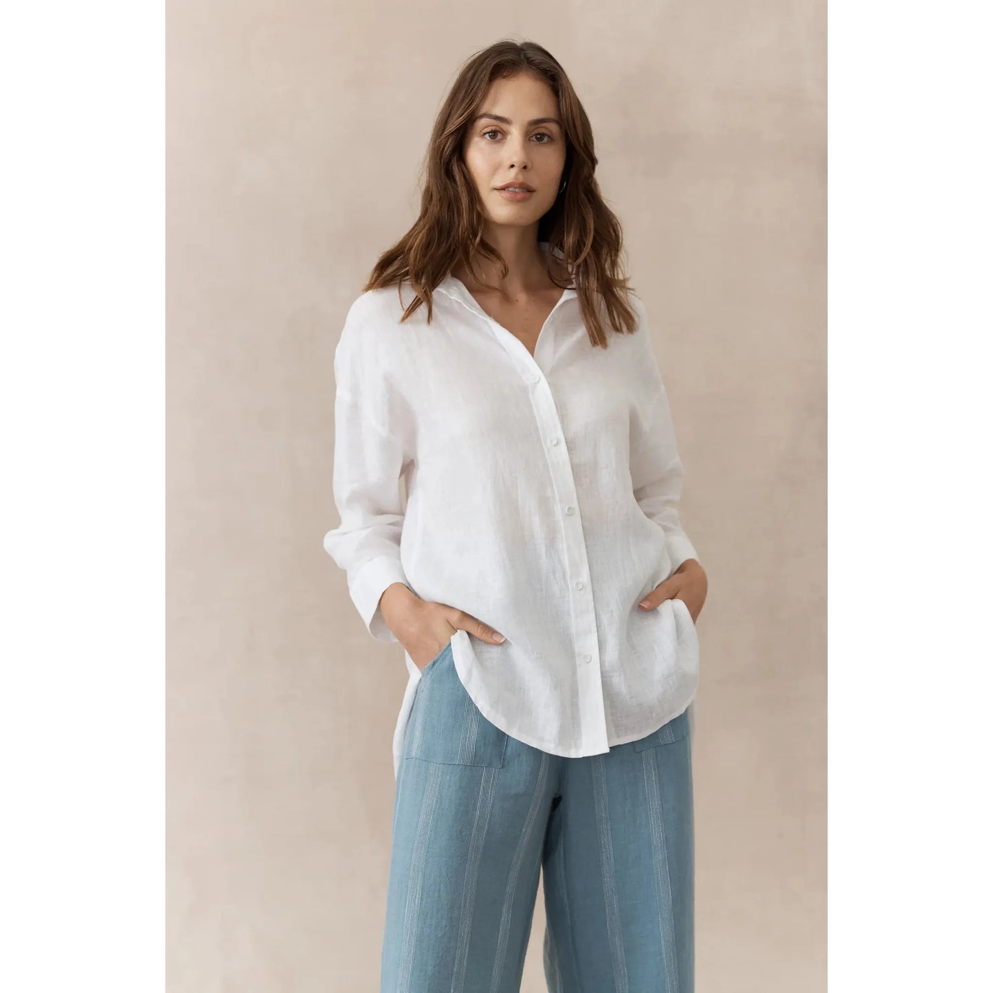 Linen Shirt - White