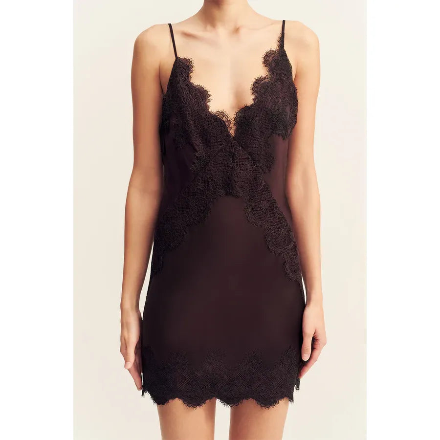 Simona Lace Slip Mini dress