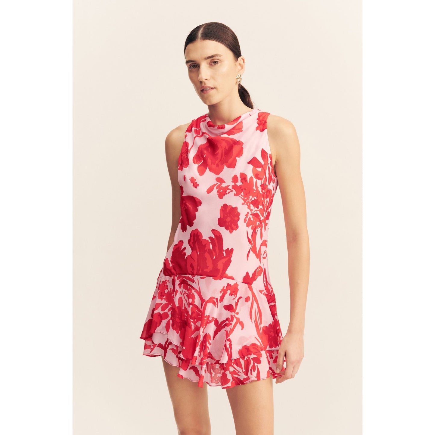 Aleyna Ruffle Mini Dress