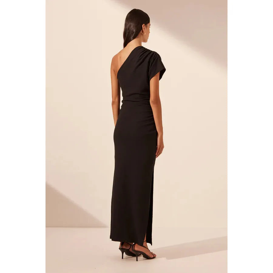 Beau Asymmetrical Midi Dress