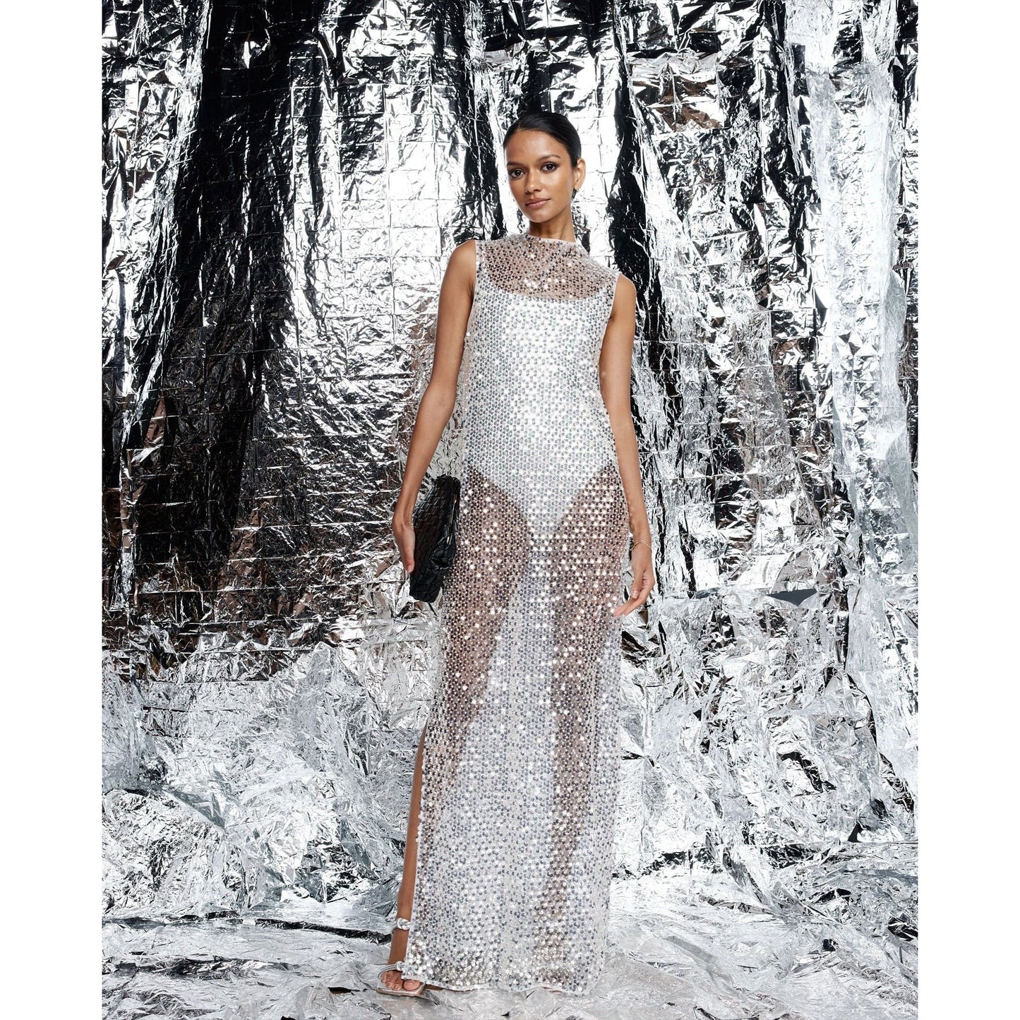 Asteri High Neck Sleeveless Maxi