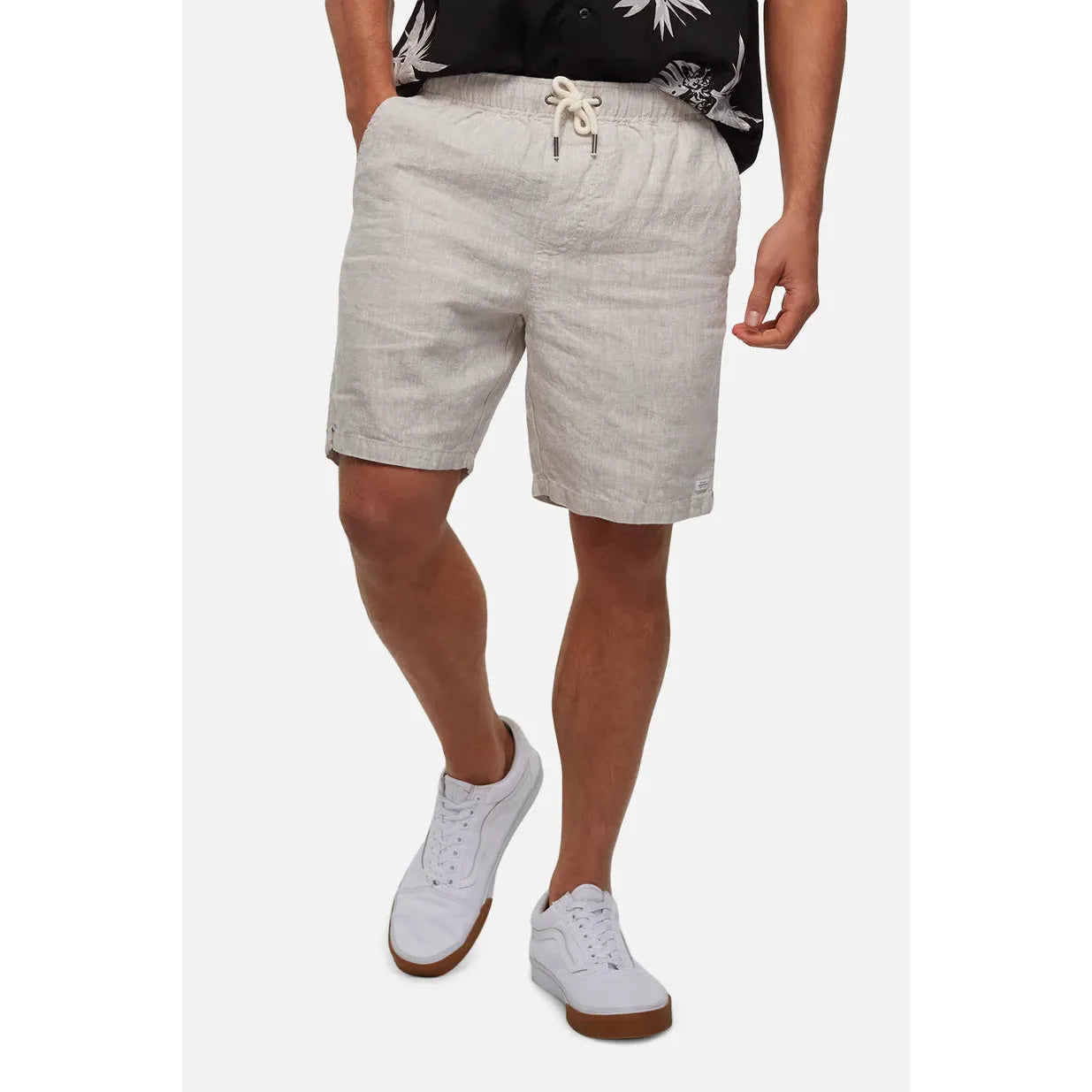 The Marina Linen Short - YD Wheat