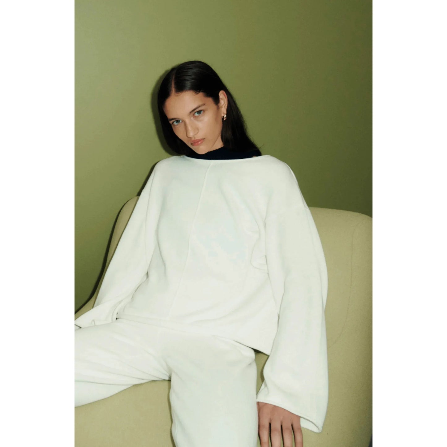 Lilou Knit Pant - Cucumber