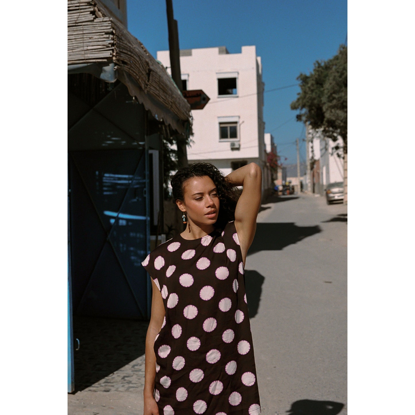 Bowie Spot Shift Mini dress