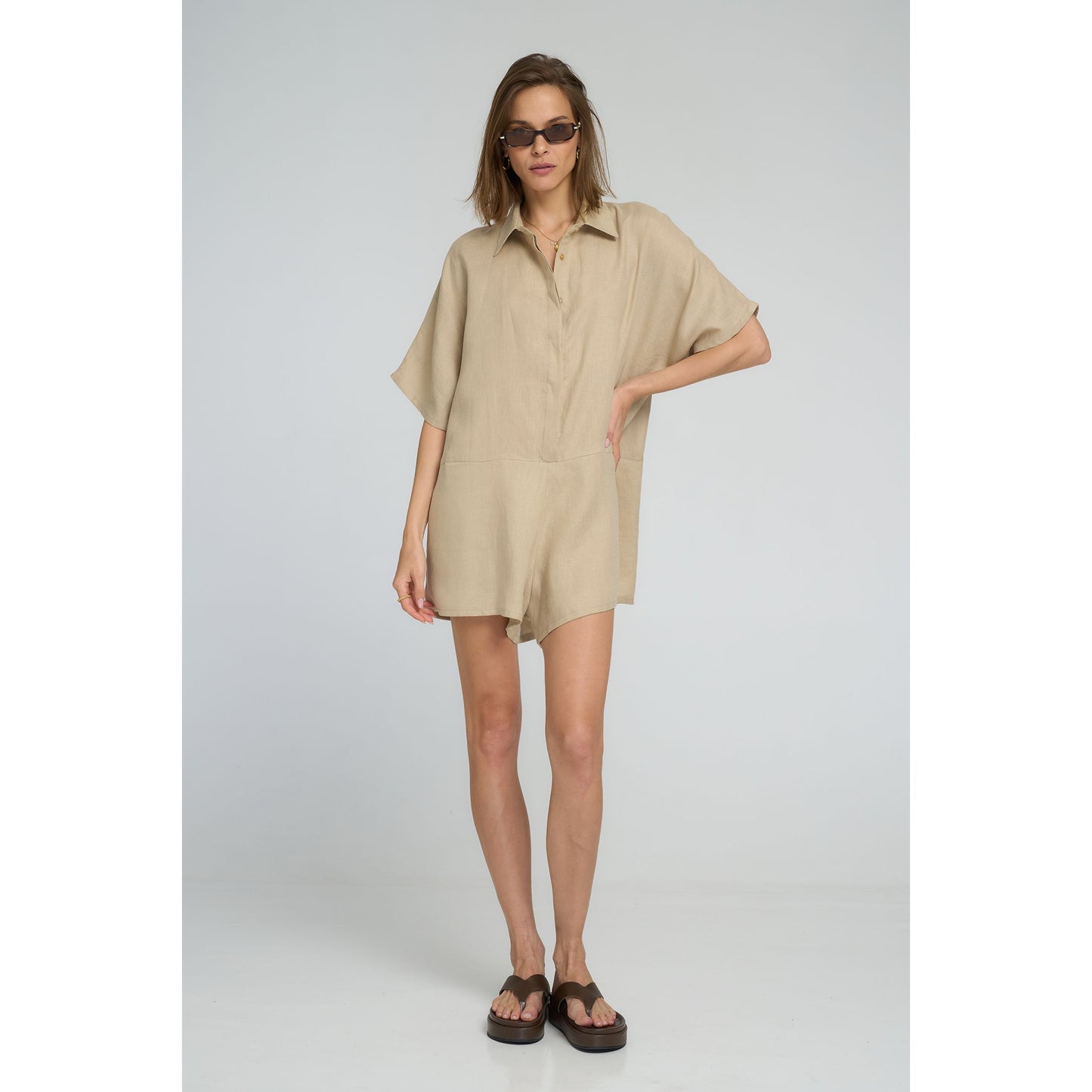 Del Rio Playsuit - sand