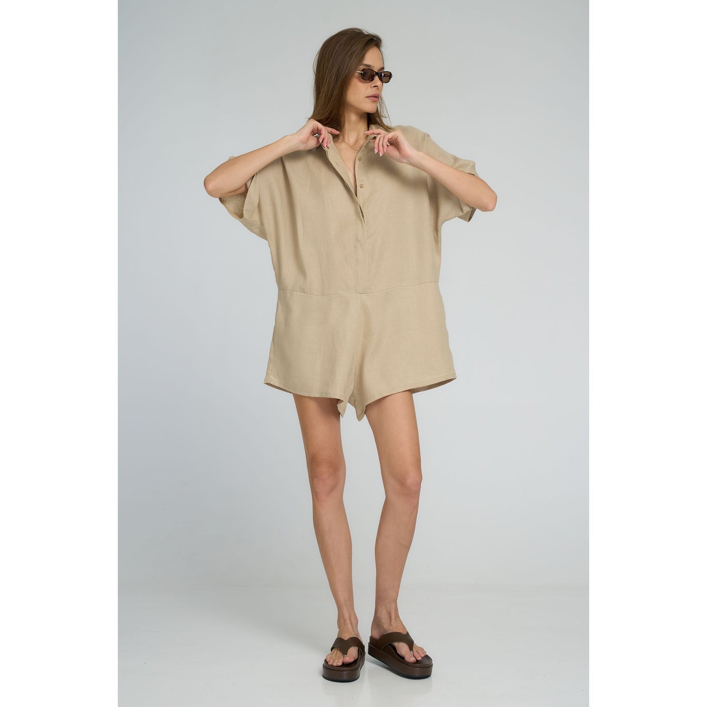 Del Rio Playsuit - sand