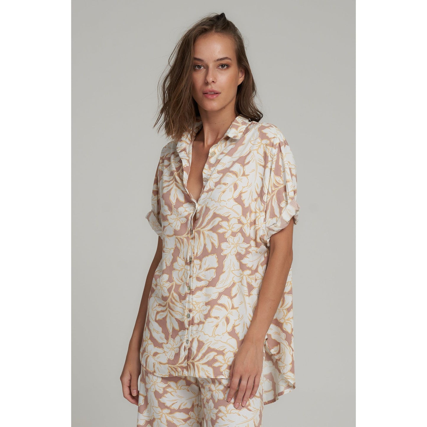 Hutton Shirt - Tropico Pink