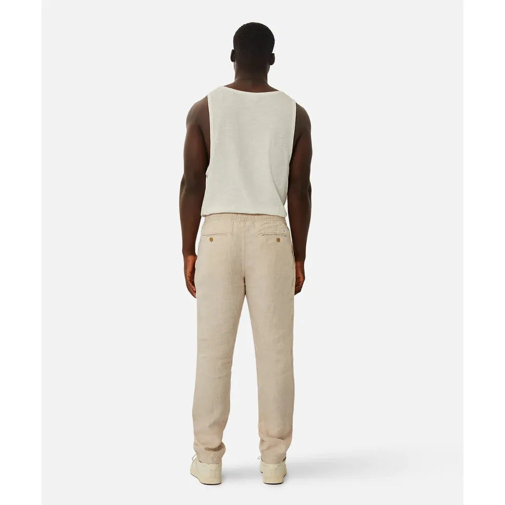 The Capri Linen Pant - YD Wheat