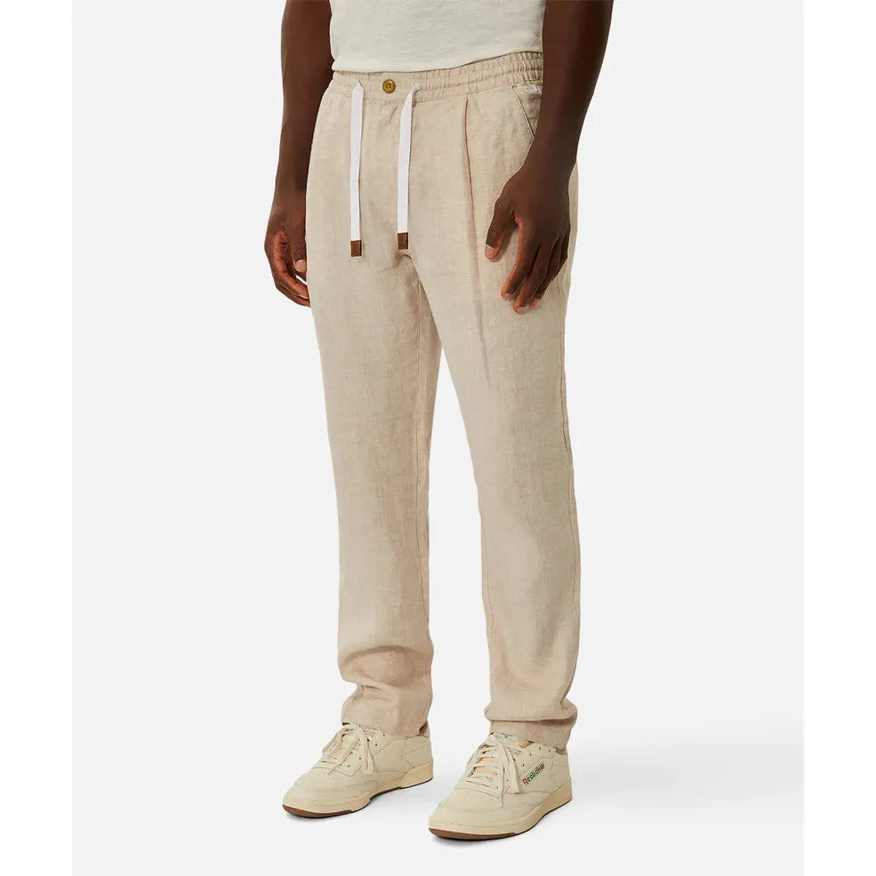 The Capri Linen Pant - YD Wheat