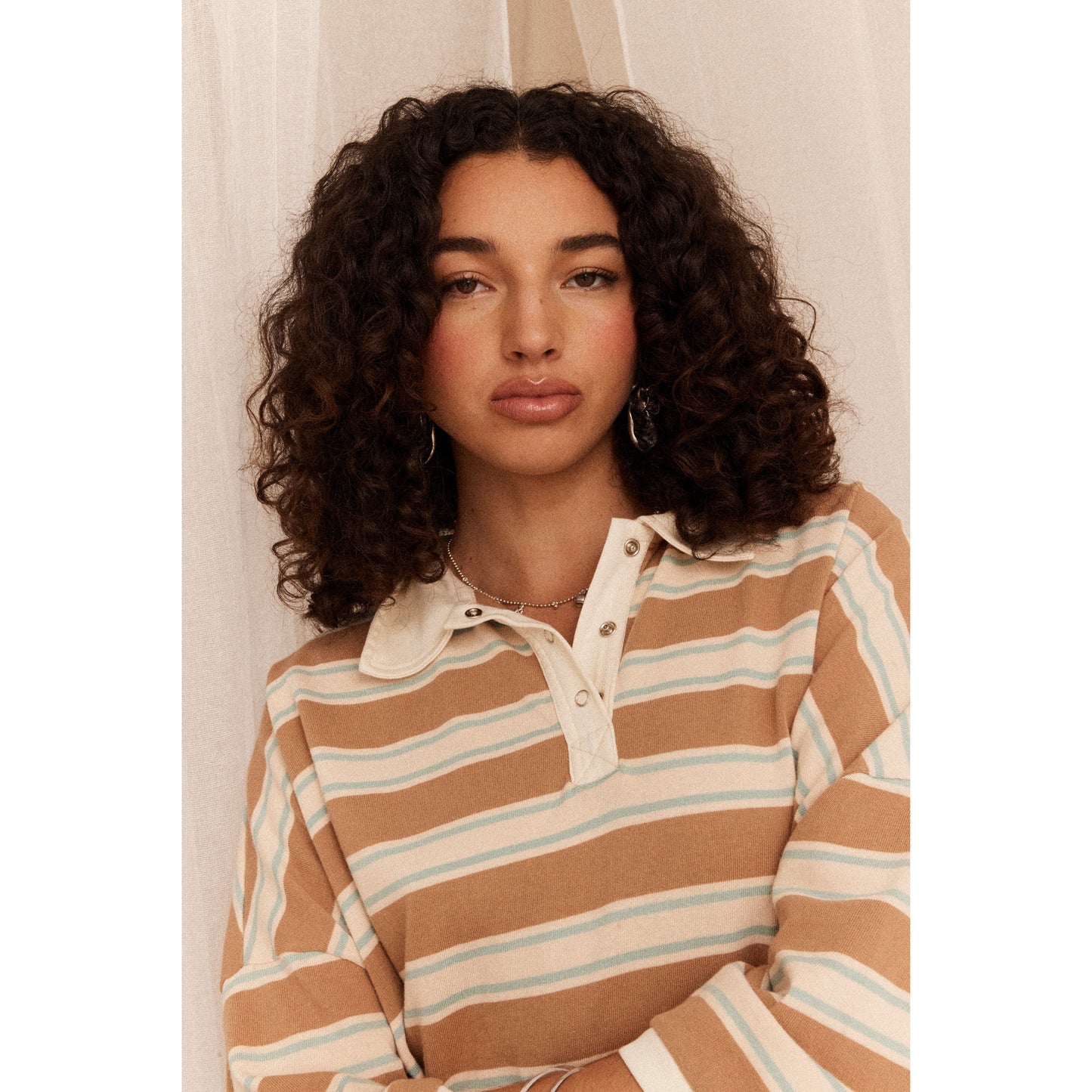 Lago Striped Rugby Jumper