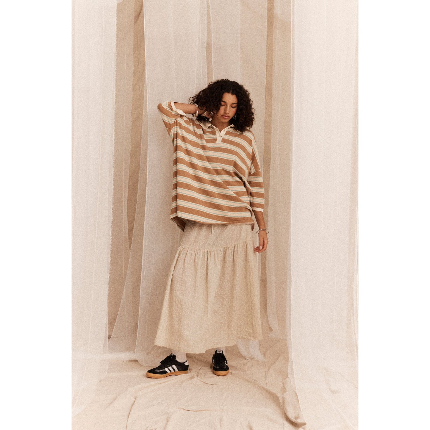 Lago Striped Rugby Jumper