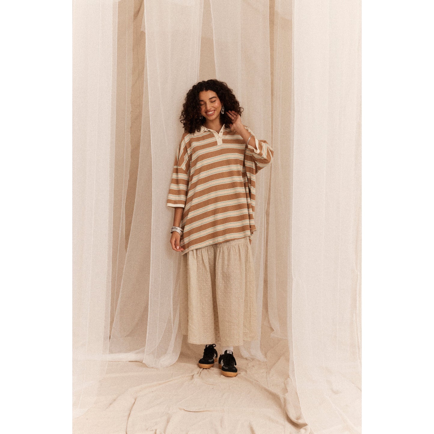 Lago Striped Rugby Jumper