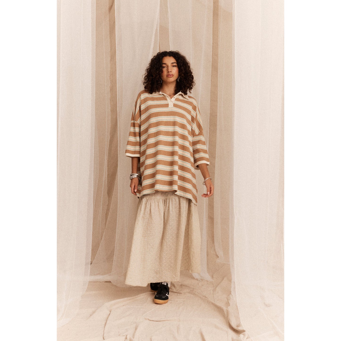 Lago Striped Rugby Jumper