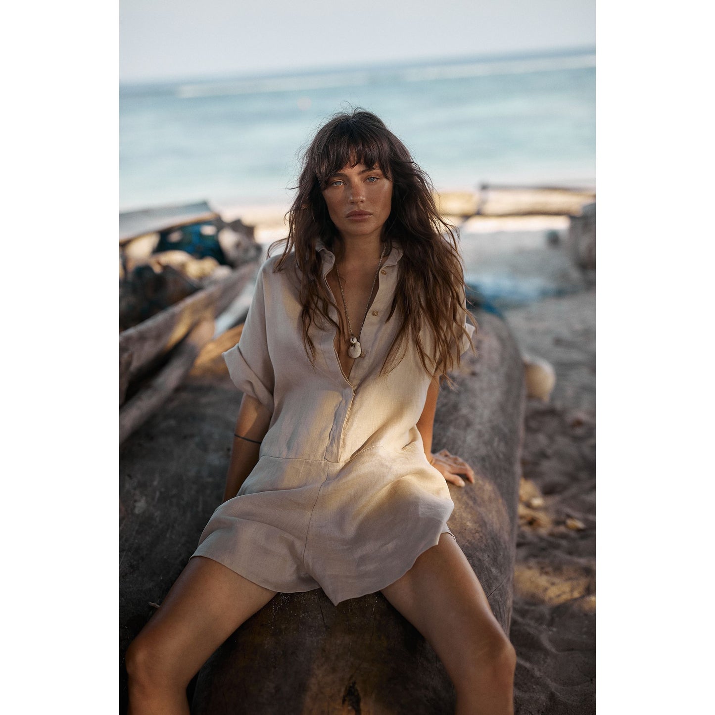 Del Rio Playsuit - sand
