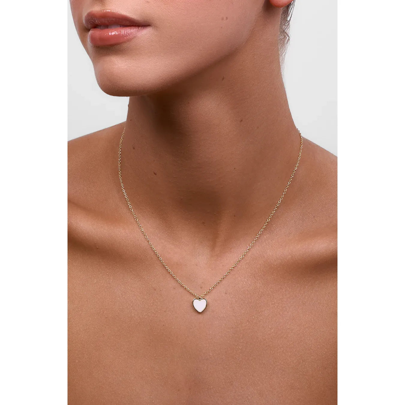 Myra Gold Heart Necklace