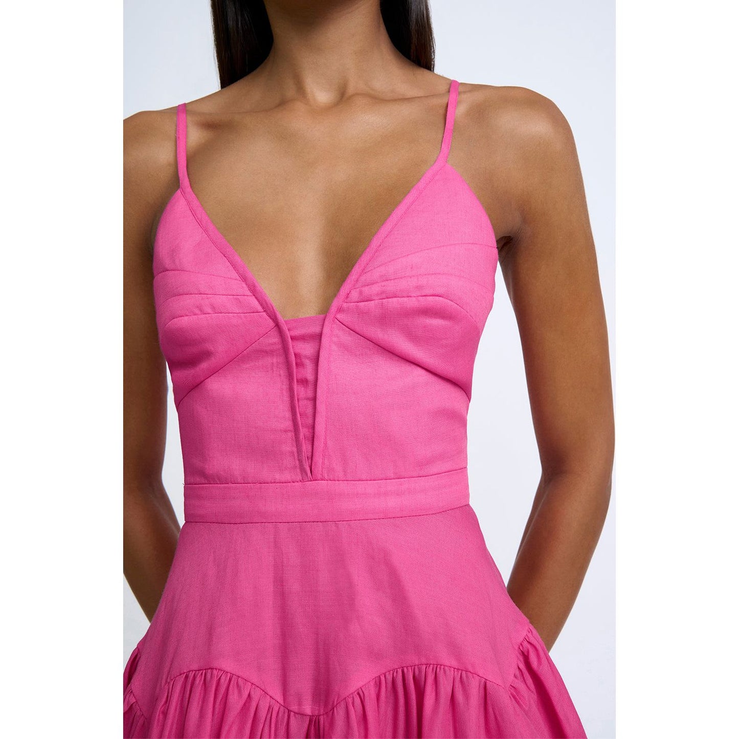 Oriana Gather Panel Mini dress (in store Monday!)
