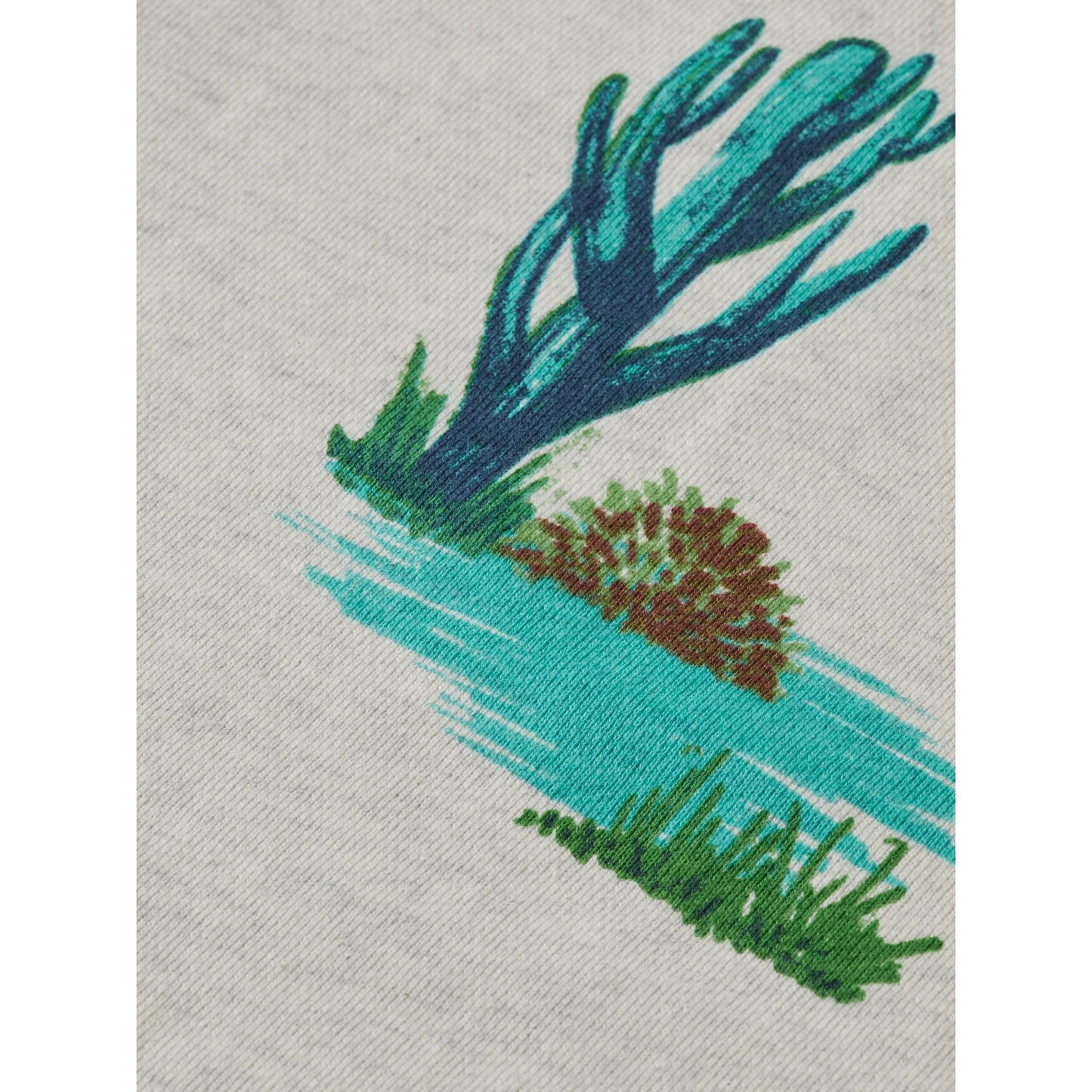Printed Crew Sweater