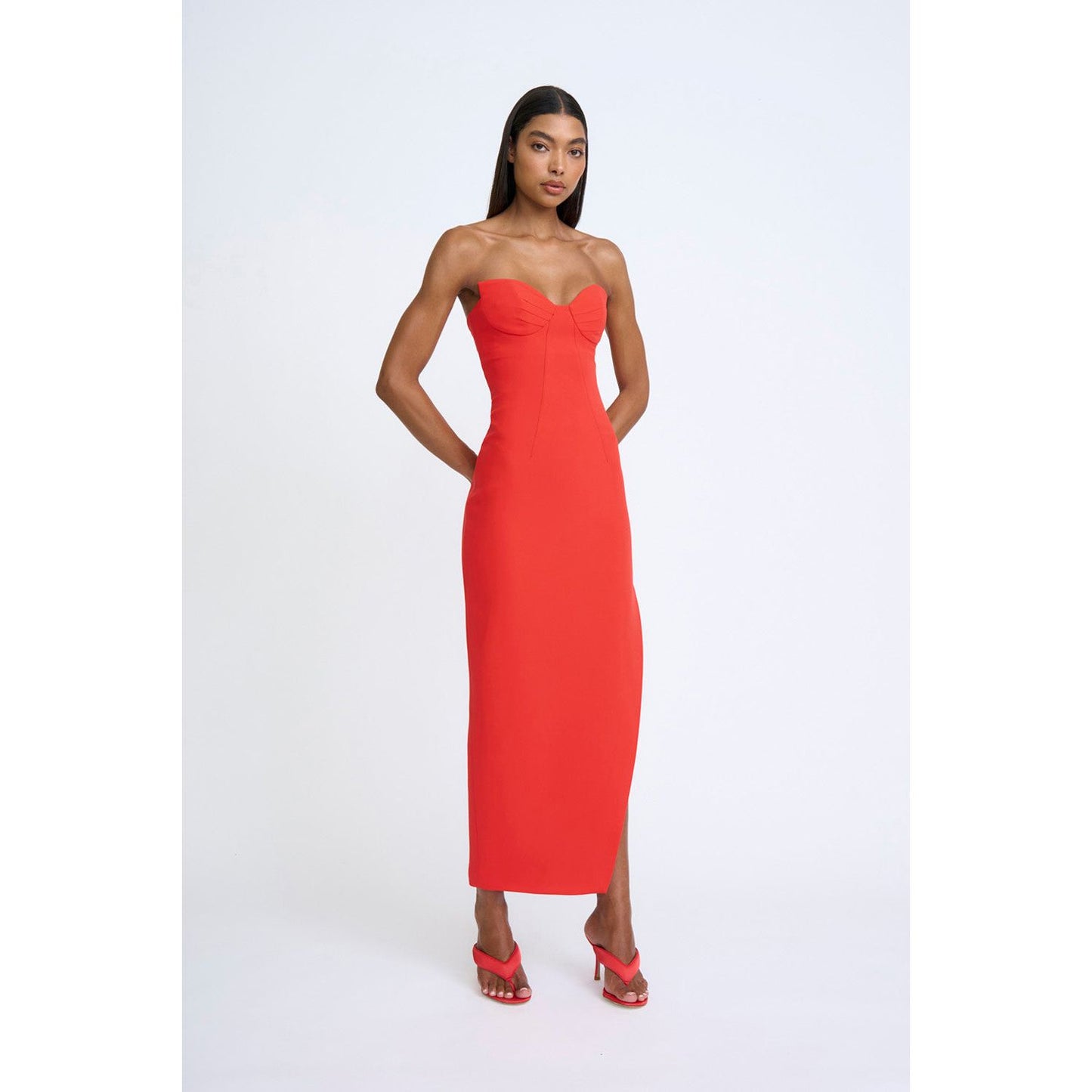 Sahana Shell Shape Midi dress