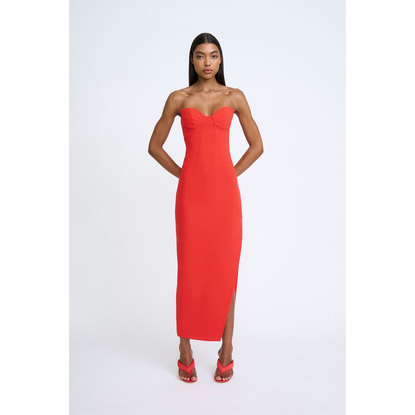 Sahana Shell Shape Midi dress