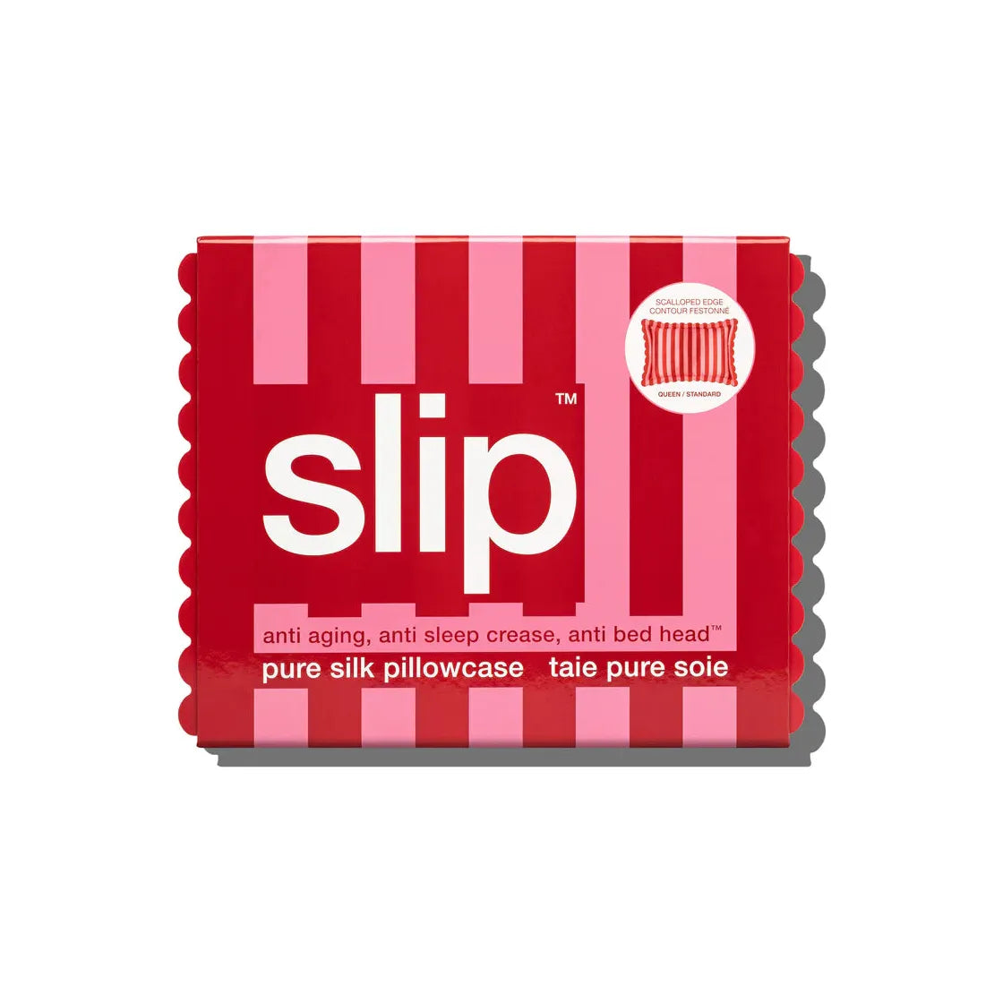 Sunshade Queen Zippered Pillowcase with Scalloped Edge