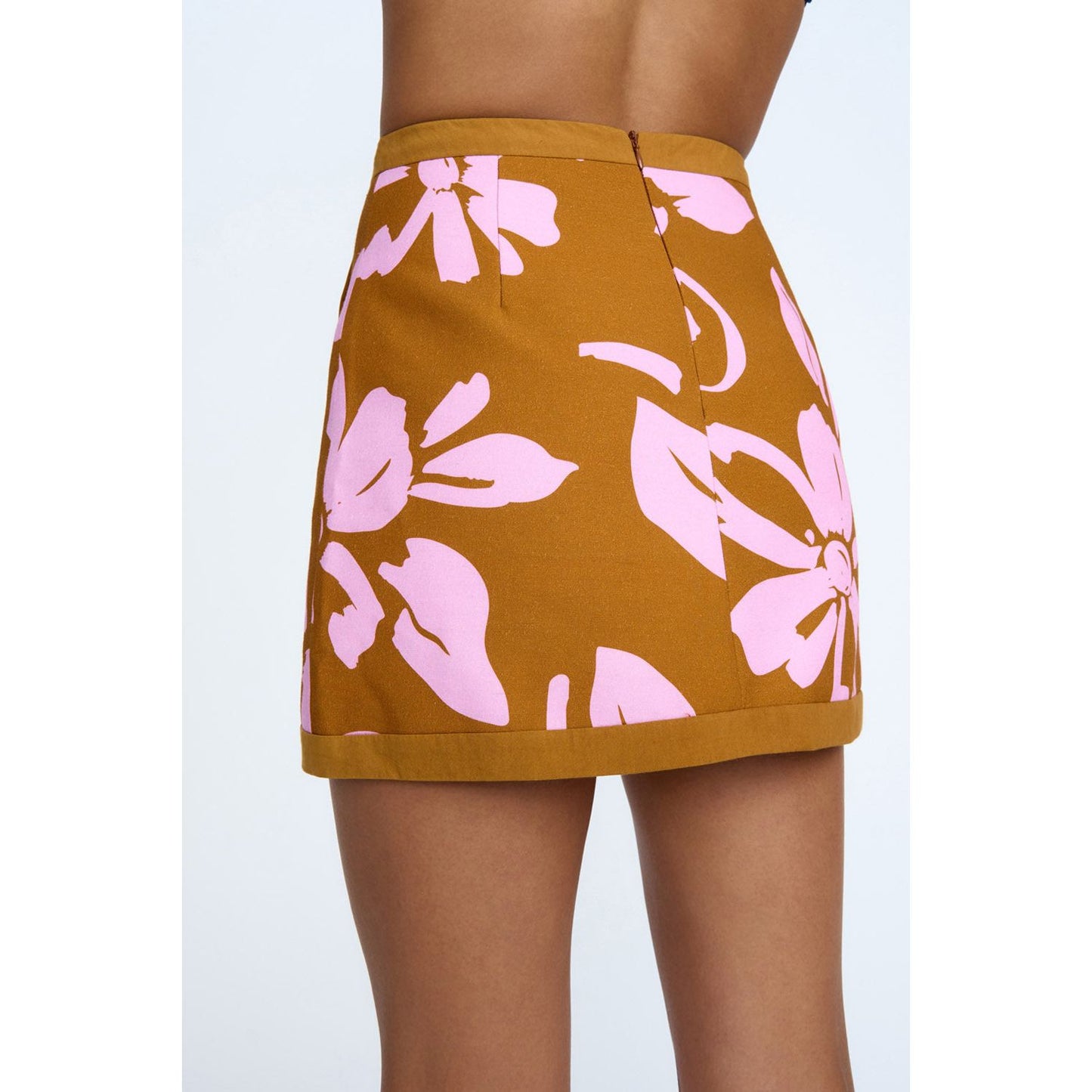 Flor De Jean Panel Skirt