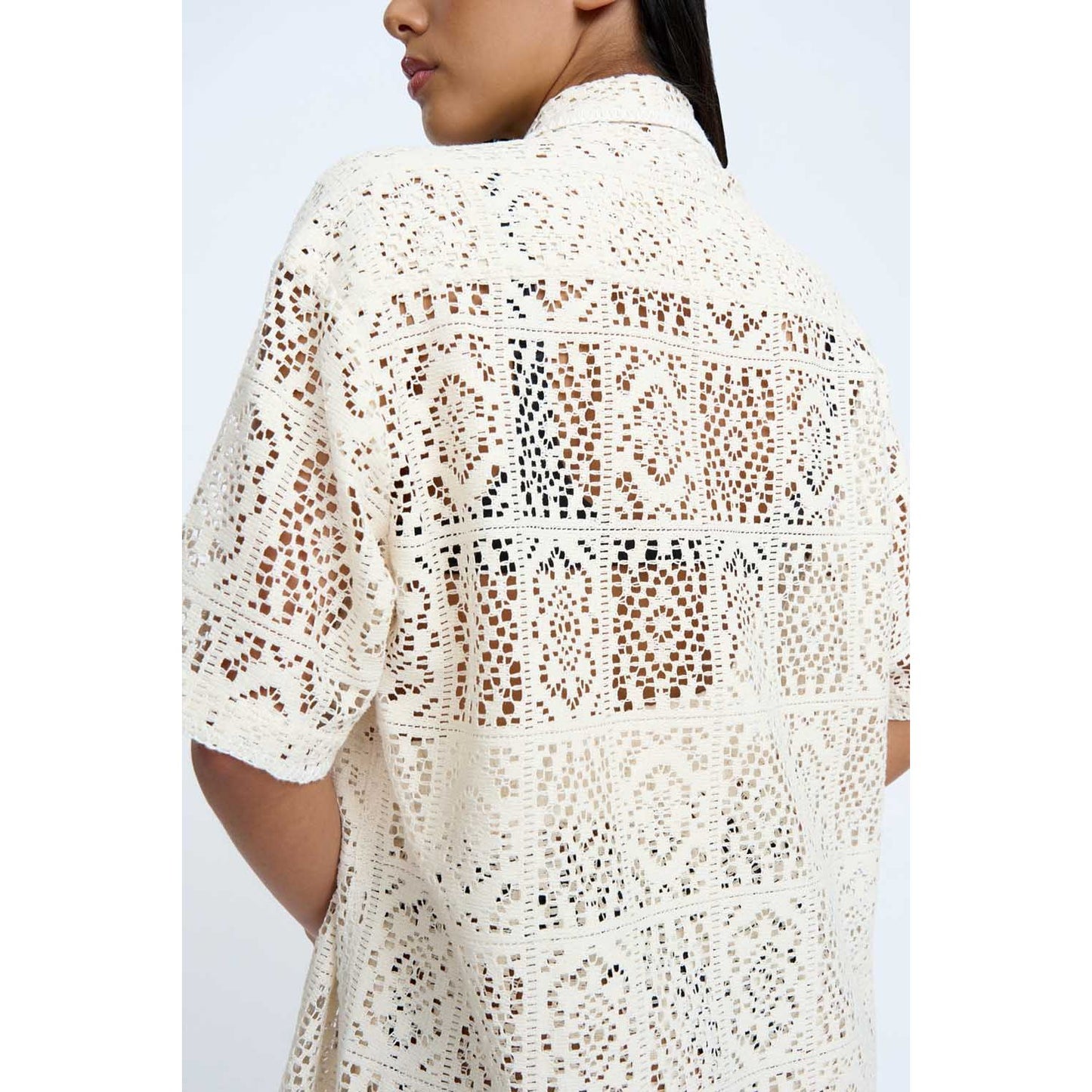 Drifter Lace Shirt - Ecru