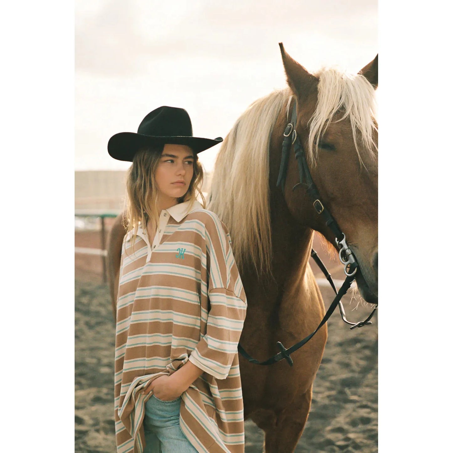 Lago Striped Rugby Jumper