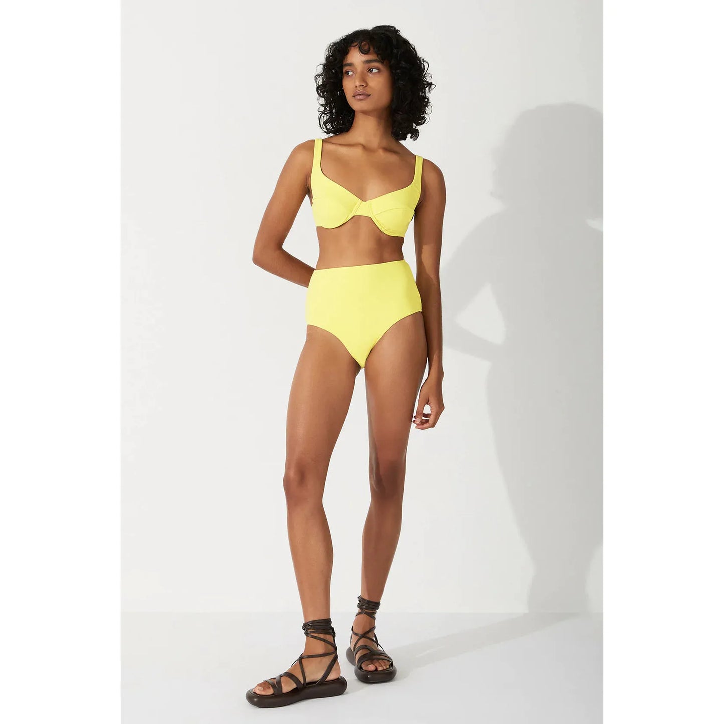 Citrus Rib Waisted Full Brief