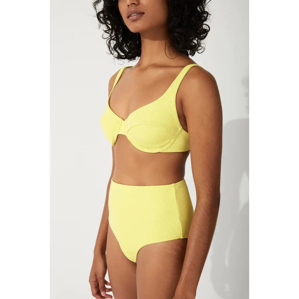 Citrus Rib Waisted Full Brief