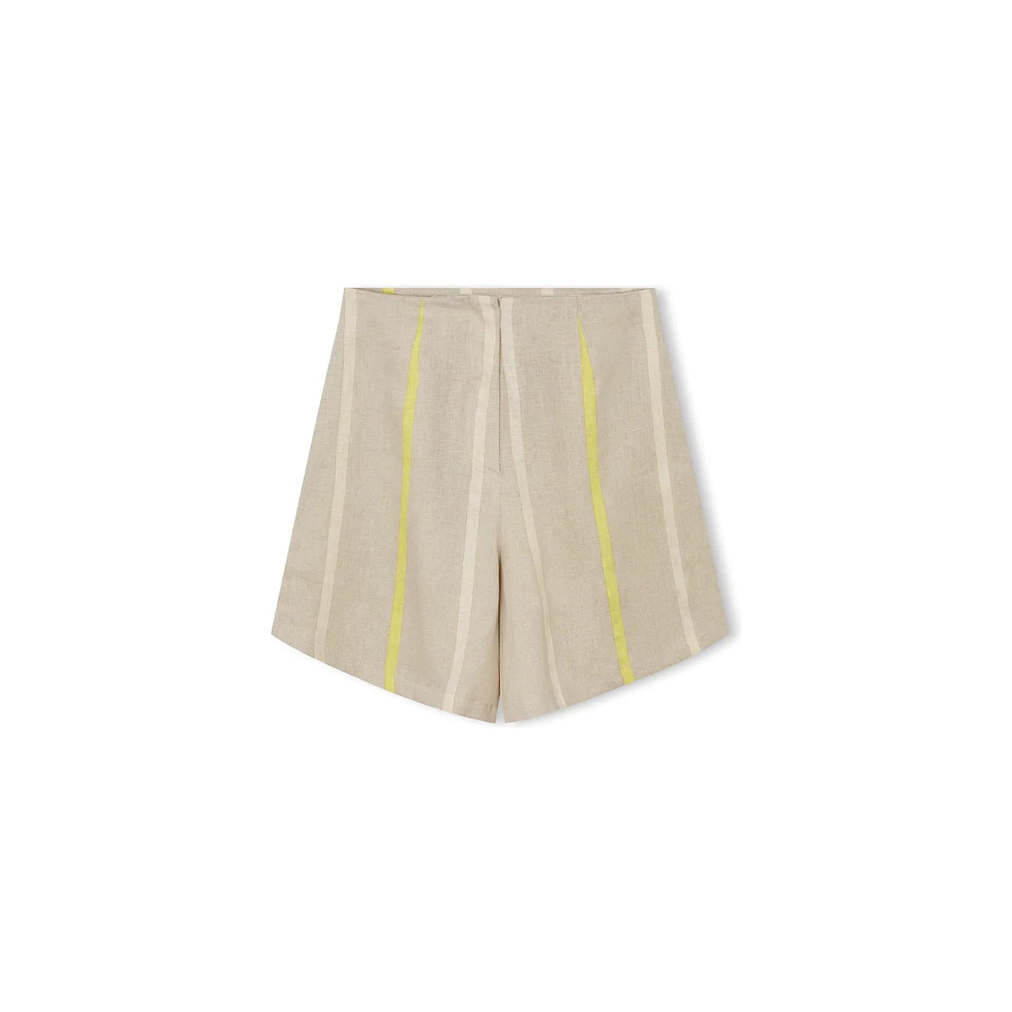 Citrus Stripe Linen Short