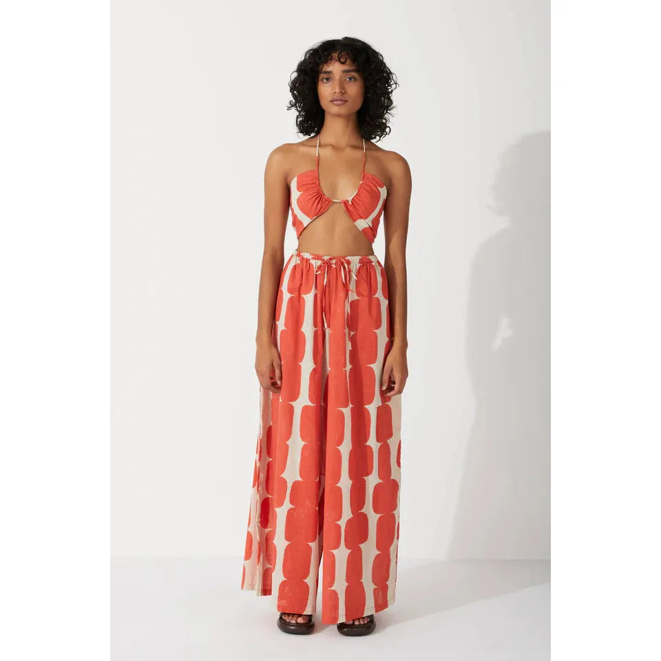 Block Organic Cotton Halter Top