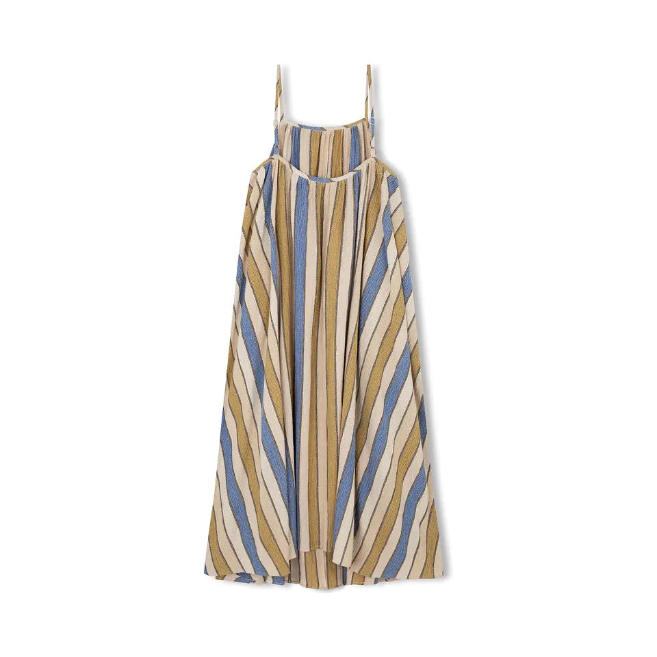 Lagoon Stripe Organic Cotton Dress
