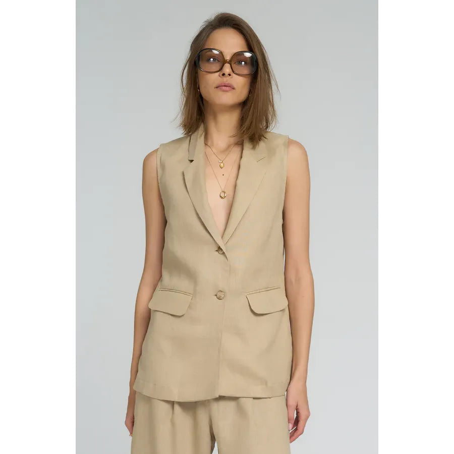 Malachite Vest - Sand