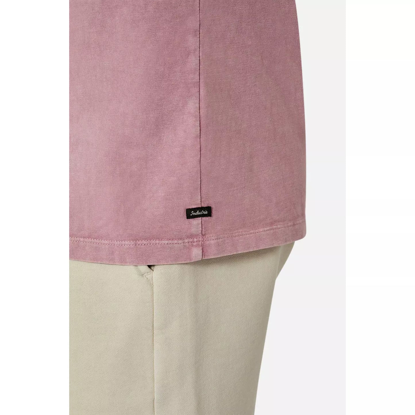 The Del Sur Acid Wash Tee - Bordeaux