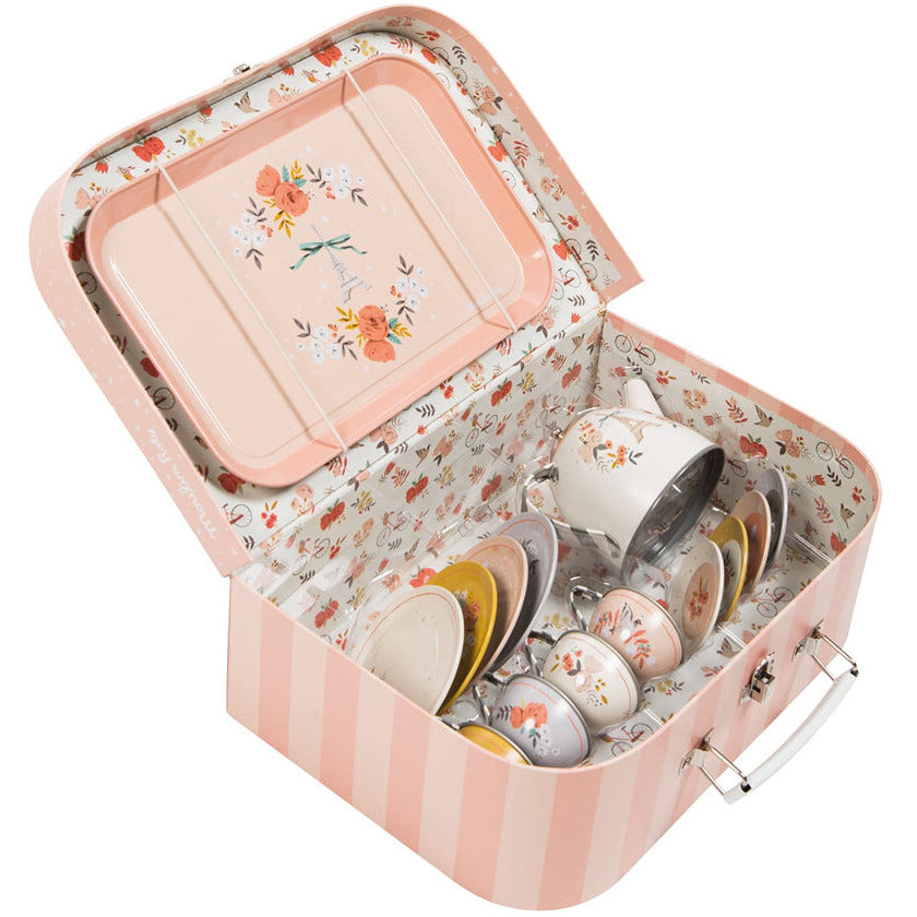 Les Parisiennes Metal Tea Set