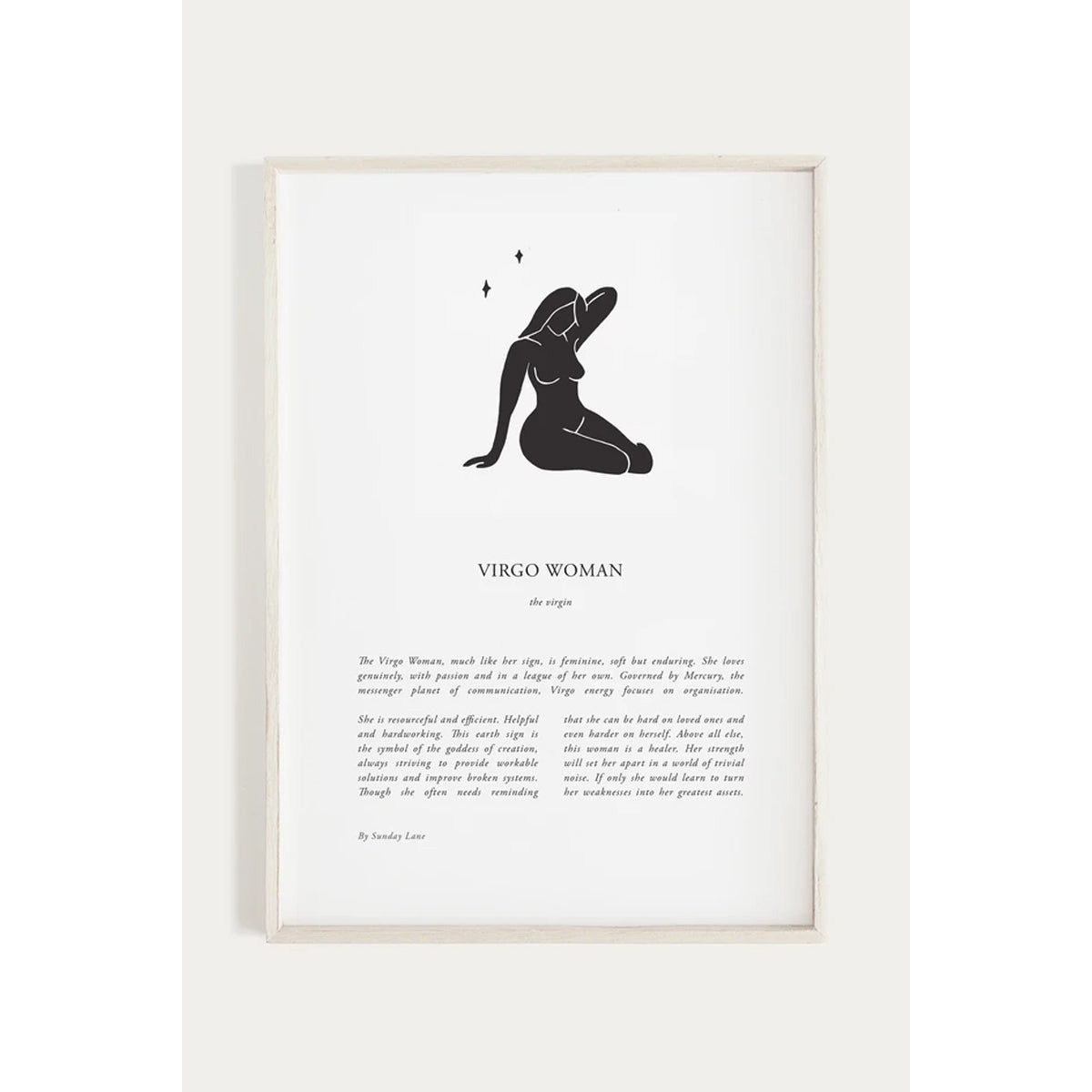 Virgo Woman 03 Print