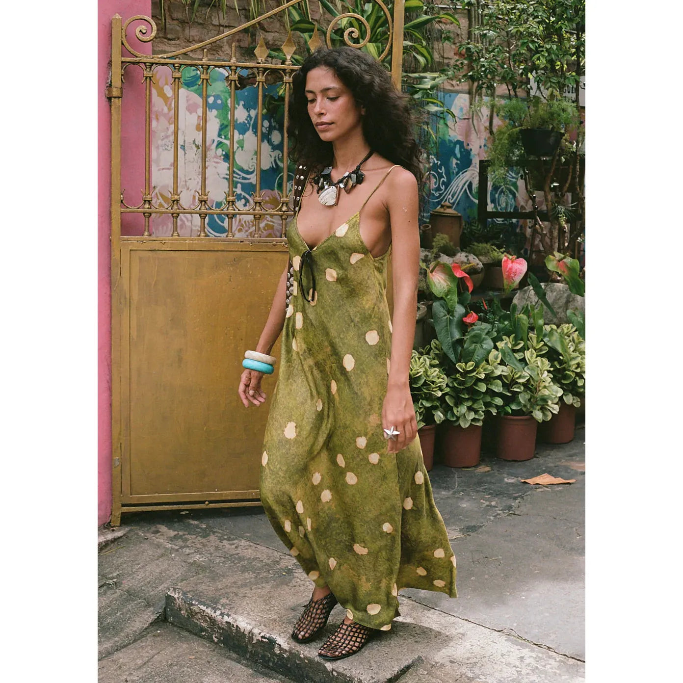La Olivia Spot Sia dress